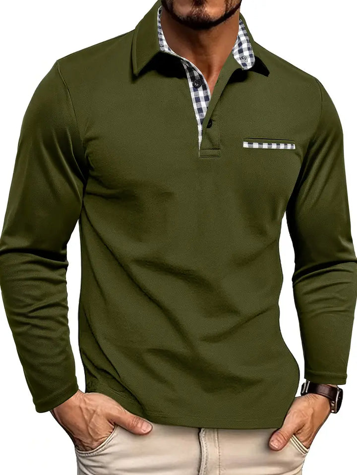 Vedore – Long Sleeve Polo Shirt