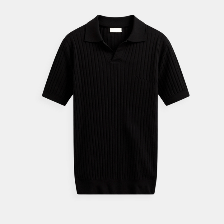 Pisa - Geripptes Baumwoll-Polo