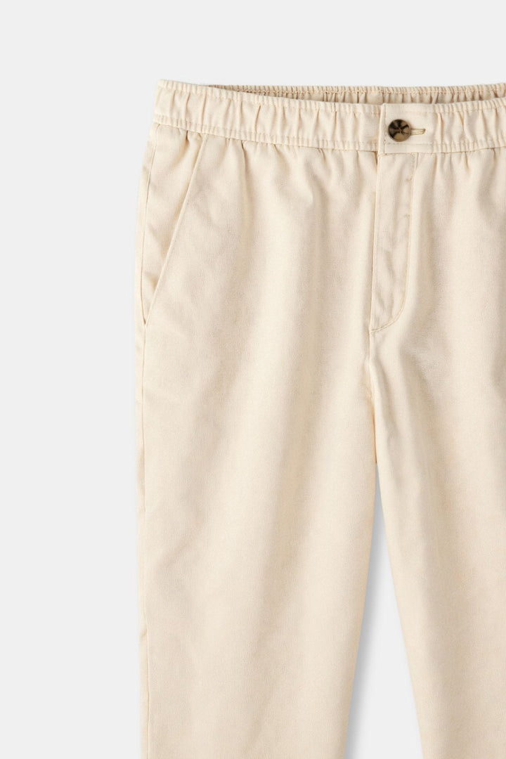 VEDORE Leinenhose Regular Fit Lose Hose