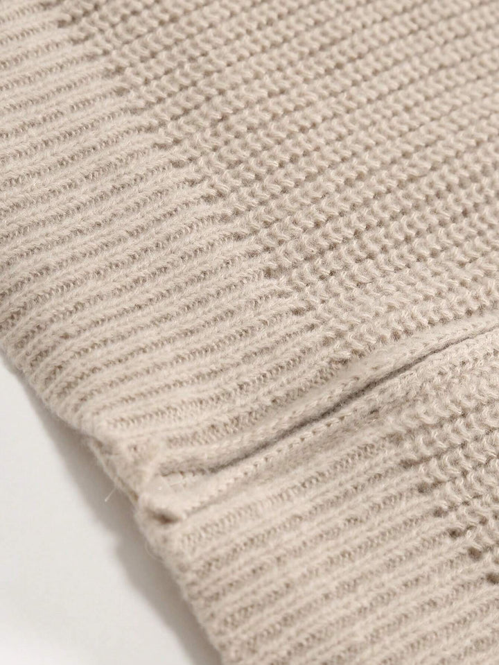 Strickjacke mit Reißverschluss