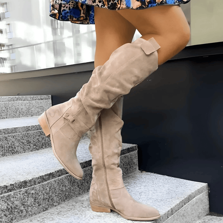 Grace® | Stylish Suede Knee Boots