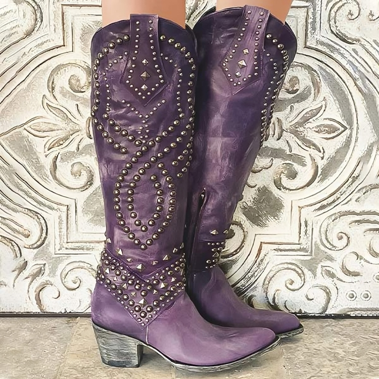 Grace® | Western Knee-High Boots