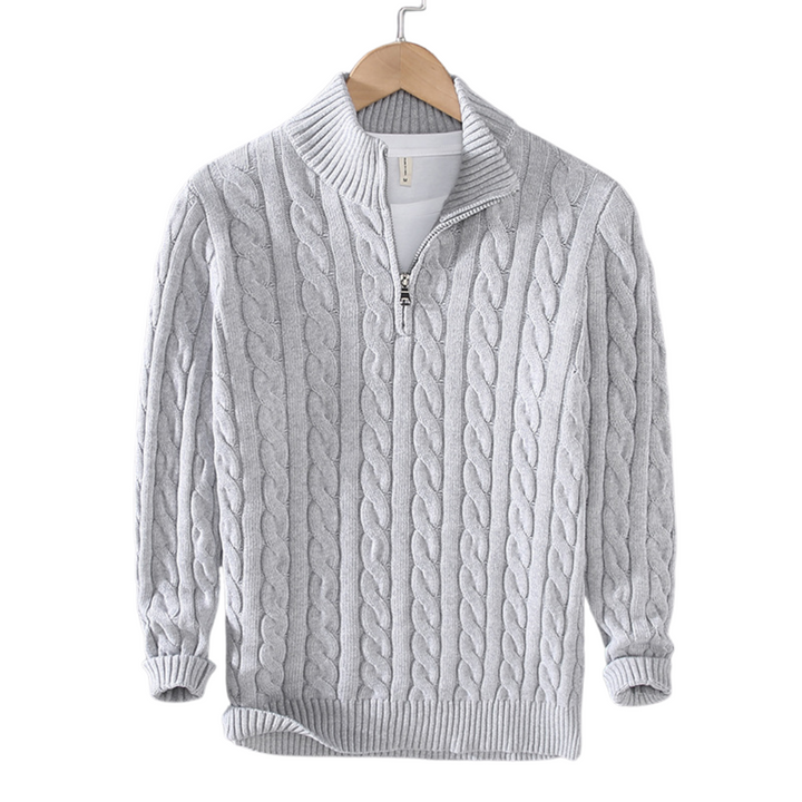 Constance - Pullover mit halbem Reißverschluss