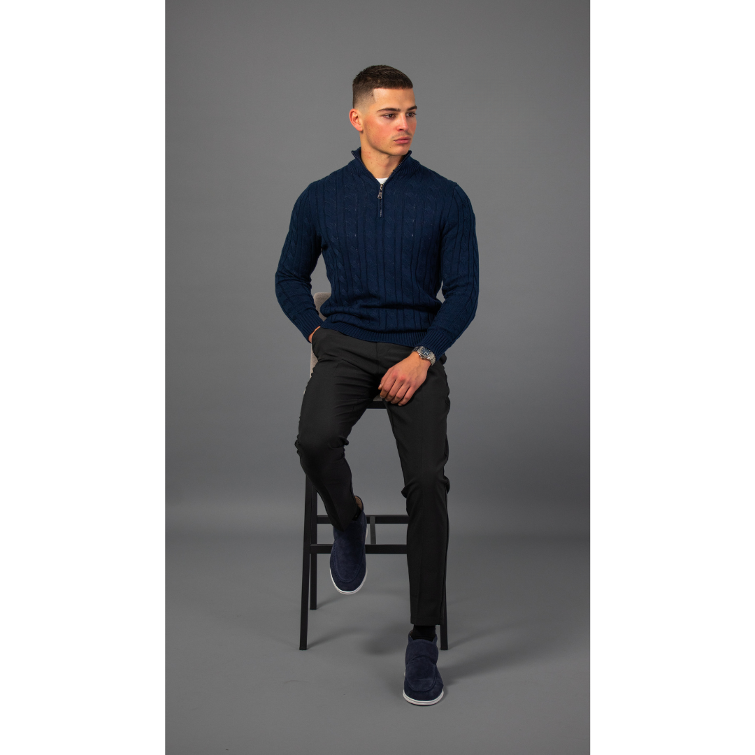 Vedore- Half Zip Sweater