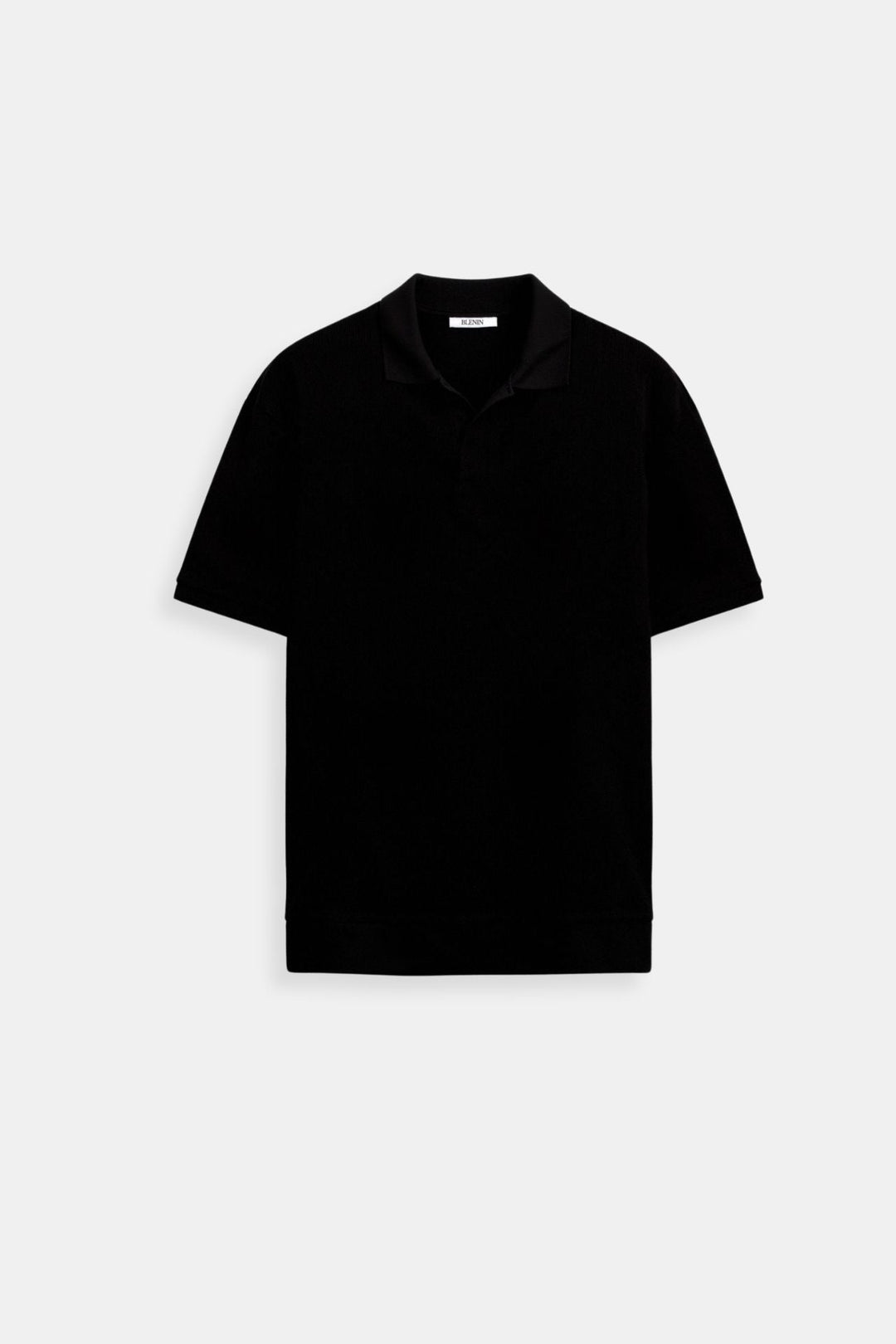 VEDORE Poloshirt mit Wollstruktur