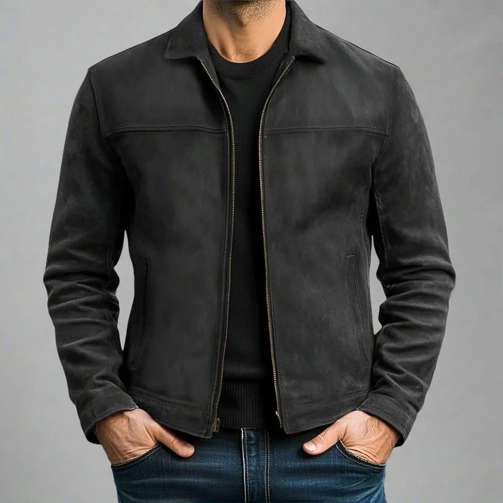VEDORE - Zeitlose Lederjacke