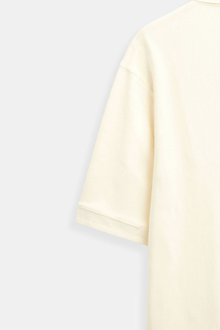 VEDORE Poloshirt mit Wollstruktur