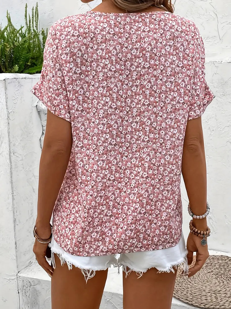 Saorla – Elegant Floral Print Blouse
