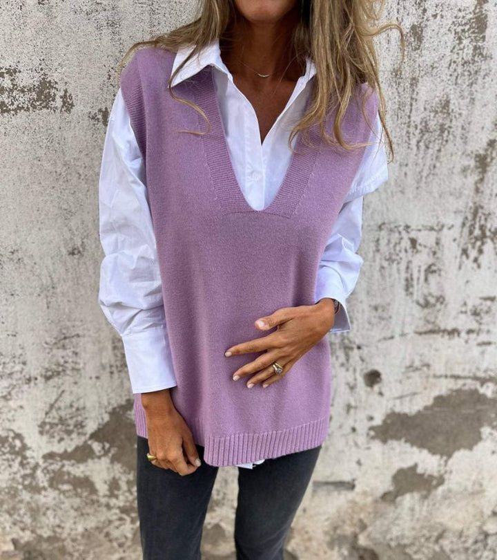 Fionuir – V-Neck Knitted Vest