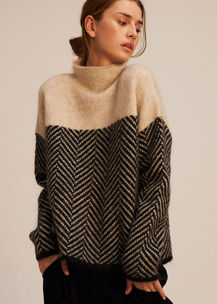 Doireann – Cotton Turtleneck Jumper