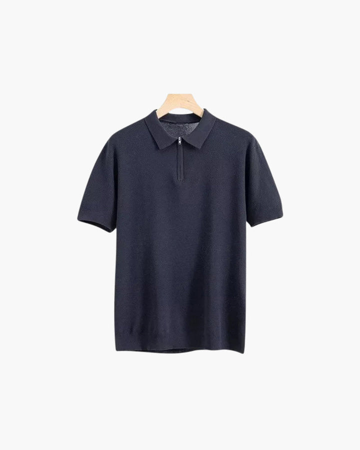 IBIZA Poloshirt mit Reißverschluss