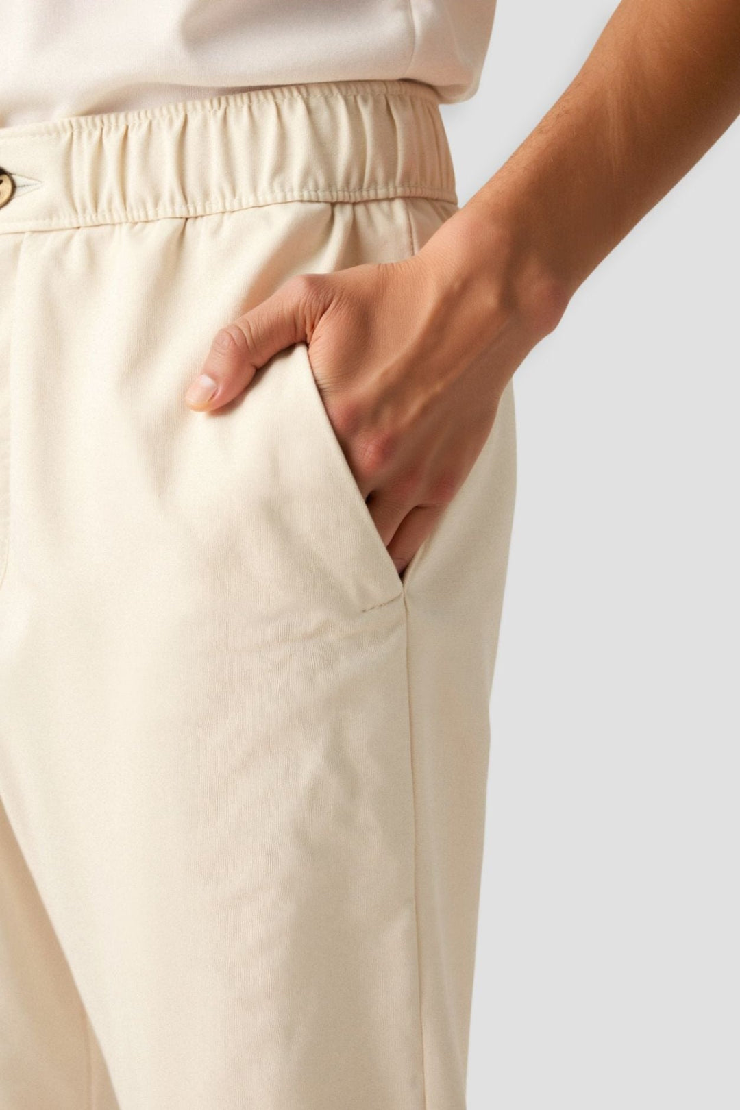VEDORE Leinenhose Regular Fit Lose Hose