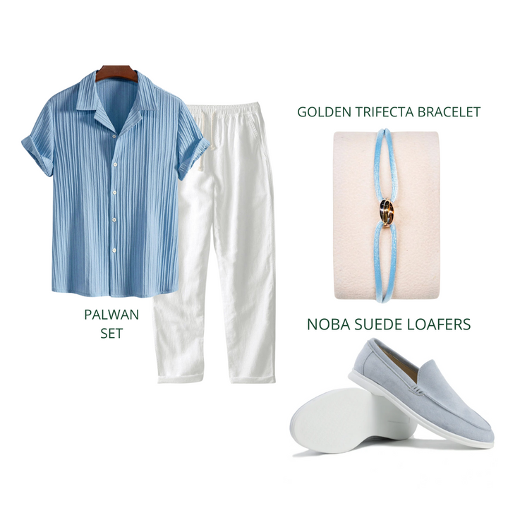 VEDORE 4 piece set- Light Blue