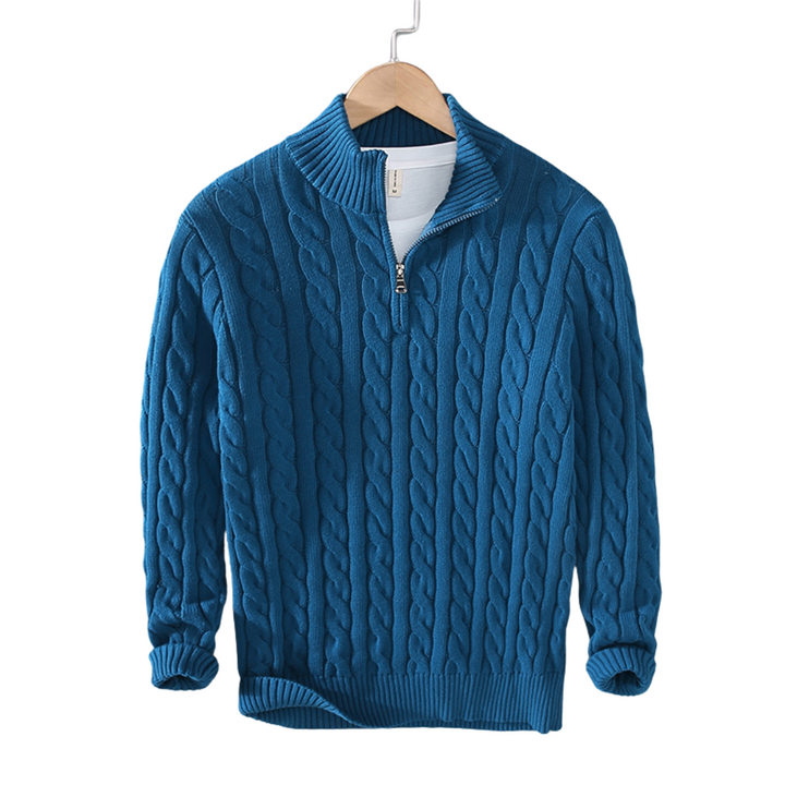 Constance - Pullover mit halbem Reißverschluss