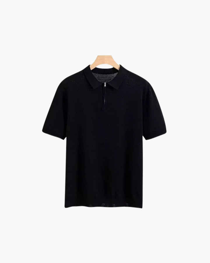 IBIZA Poloshirt mit Reißverschluss
