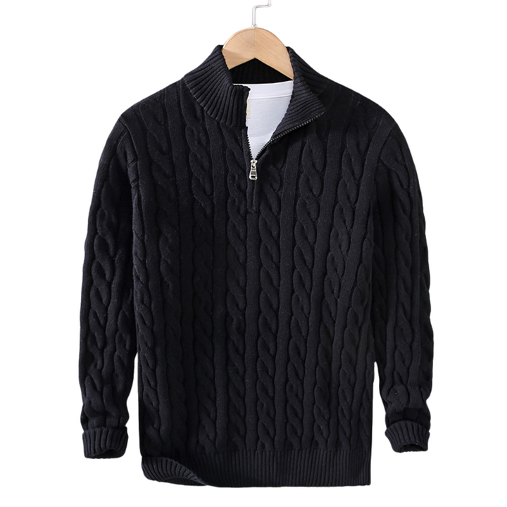 Constance - Pullover mit halbem Reißverschluss
