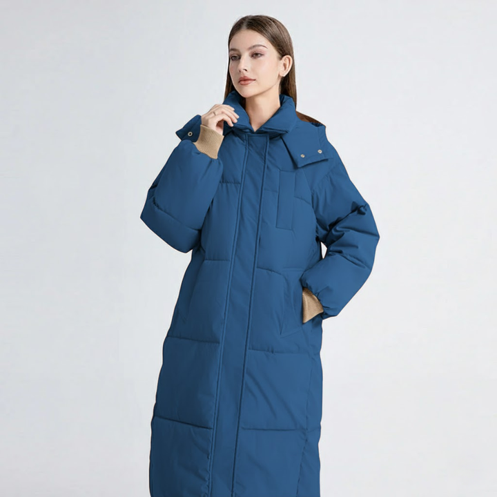 Nora | Classic Hooded Long Puffer Coat