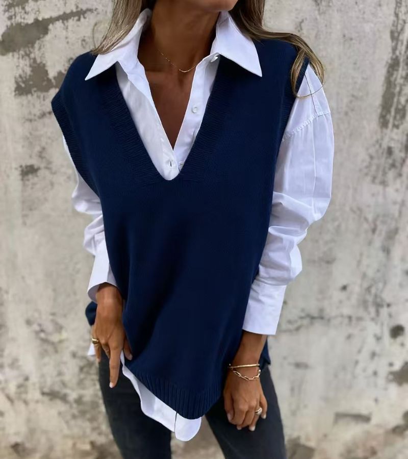 Fionuir – V-Neck Knitted Vest