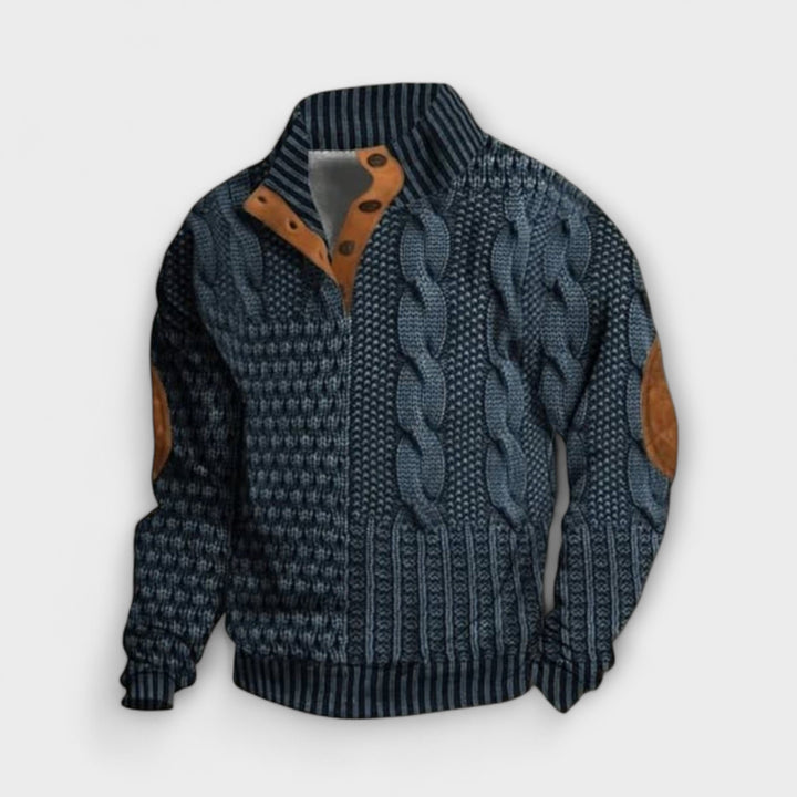 Vedore | Retro Printed Sweater