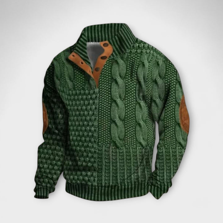 Vedore | Retro Printed Sweater