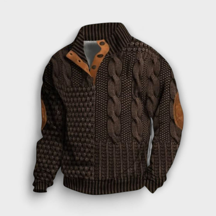 Vedore | Retro Printed Sweater
