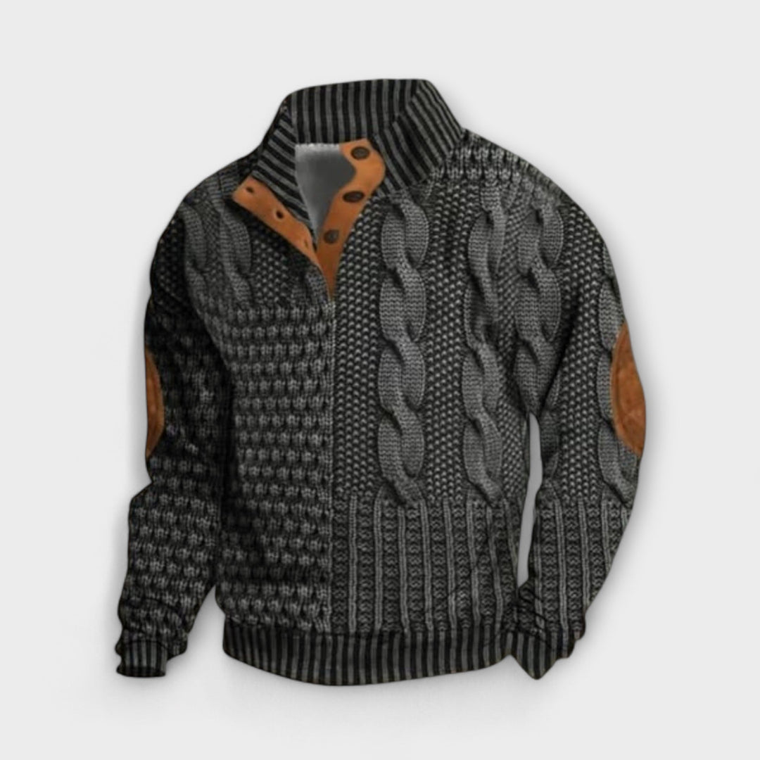 Vedore | Retro Printed Sweater
