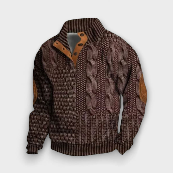 Vedore | Retro Printed Sweater
