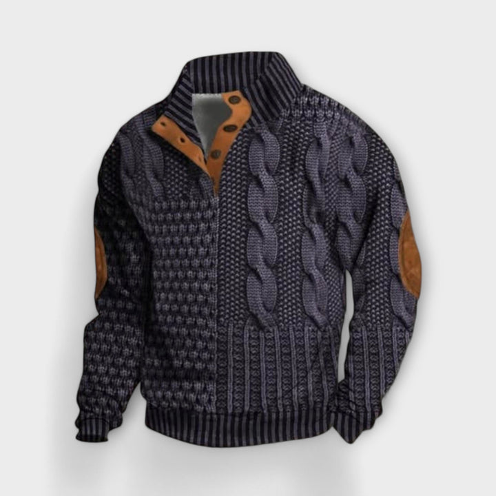 Vedore | Retro Printed Sweater