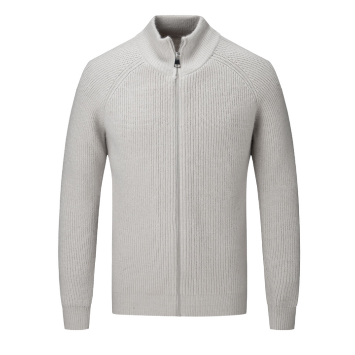 100% Merinowolle ZIPPED CARDIGAN