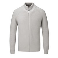 100% Merinowolle ZIPPED CARDIGAN