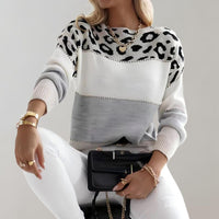 Niamh – Leopard Print Casual Sweater