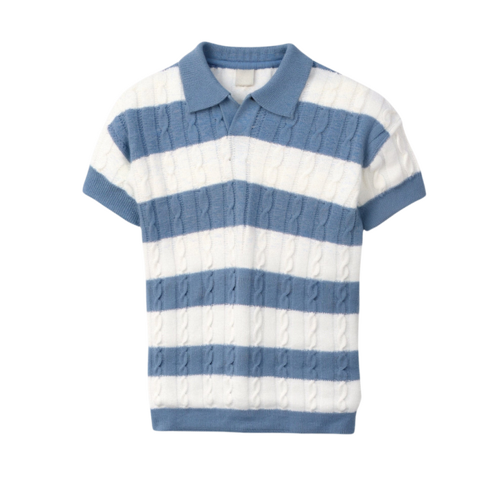 NOBA Polo mit weißen Streifen