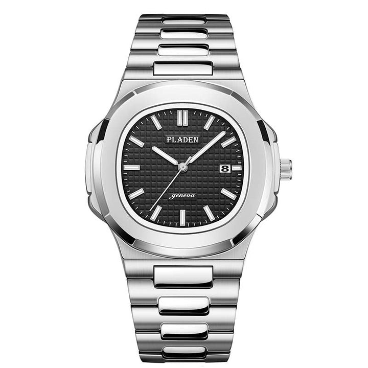 Pladen Edelstahl Uhr