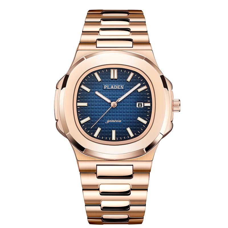 Pladen Edelstahl Uhr