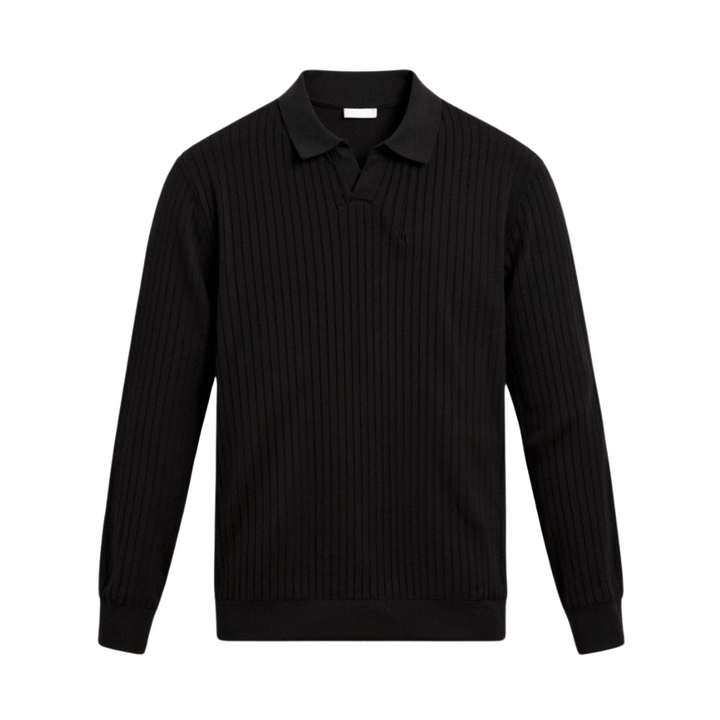 NOBA Gestreiftes Langarm-Polo