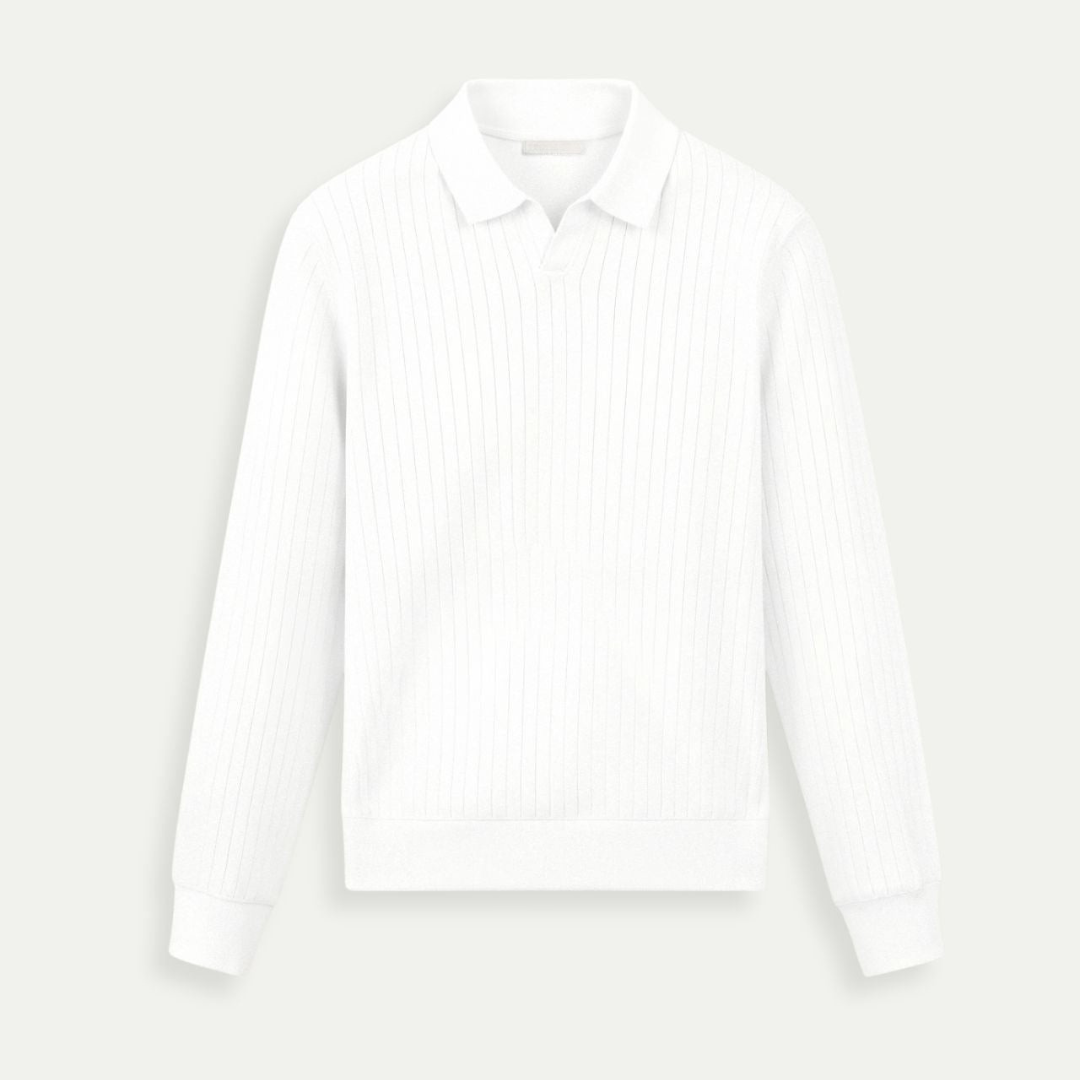 NOBA Gestreiftes Langarm-Polo