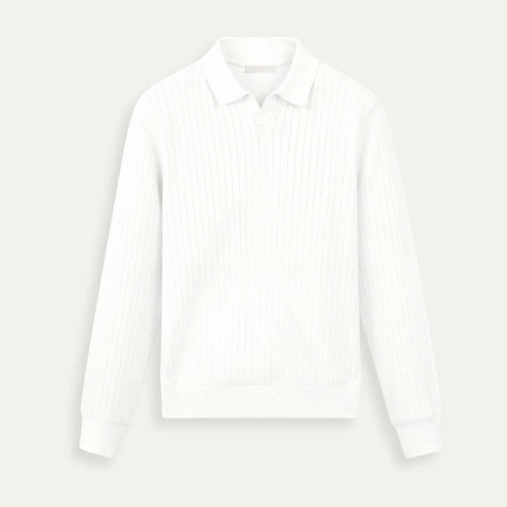 NOBA Gestreiftes Langarm-Polo