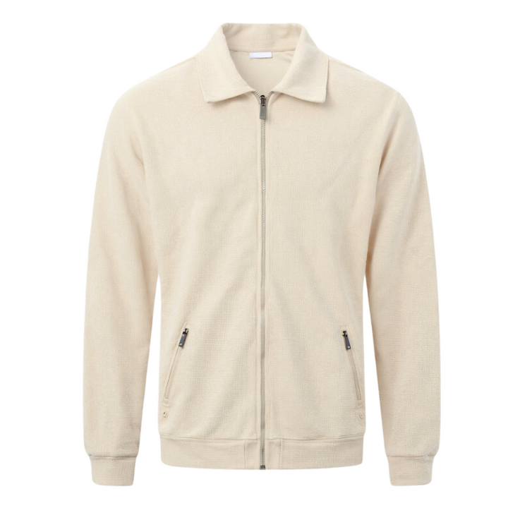 Premium-Trainingsjacke im Polokragen-Design