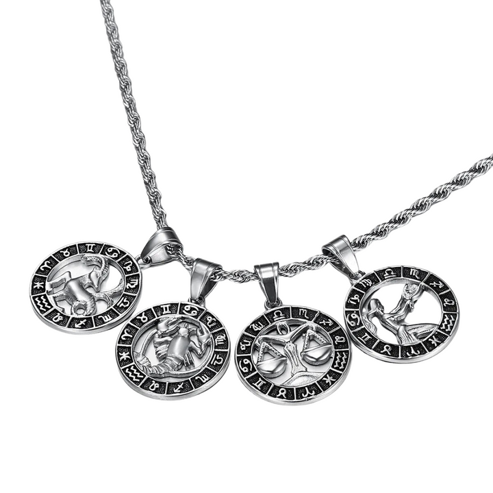VEDORE - Sternzeichen-Halskette - Silber