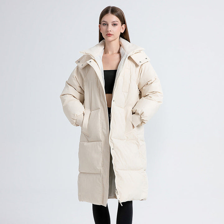 Nora | Classic Hooded Long Puffer Coat