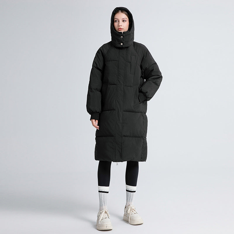 Nora | Classic Hooded Long Puffer Coat