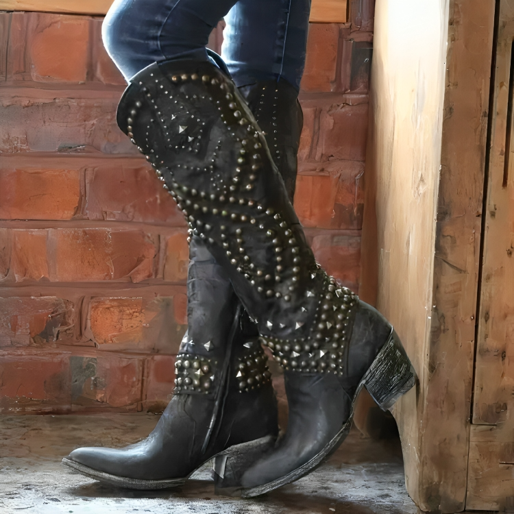 Grace® | Western Knee-High Boots