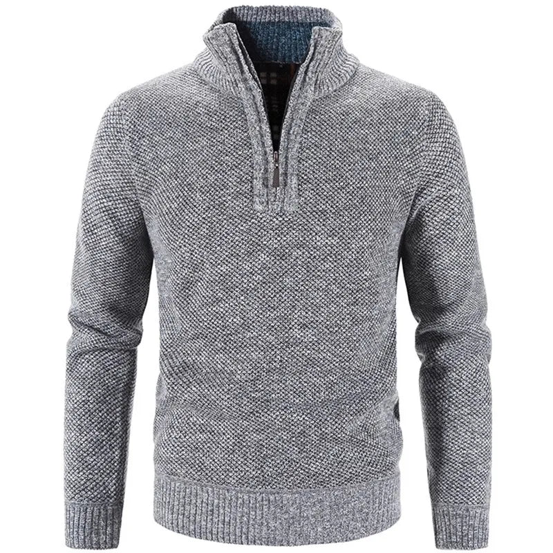 Pullover mit halbem Reißverschluss