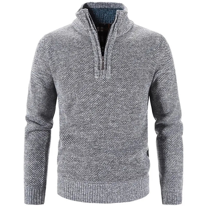 Pullover mit halbem Reißverschluss