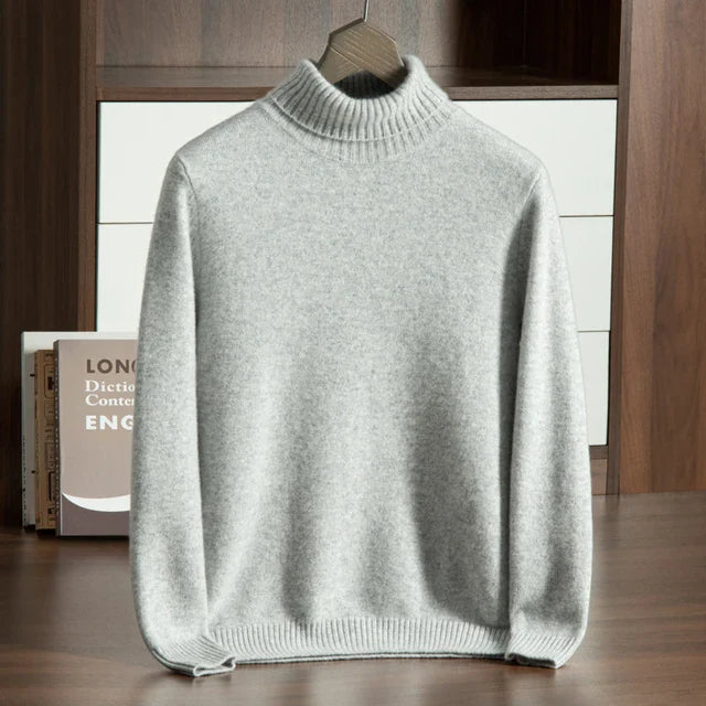 ROLLKRAGENPULLOVER AUS 100% KASCHMIR