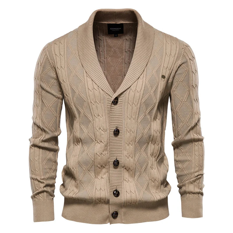 Baumwoll-Strickjacke