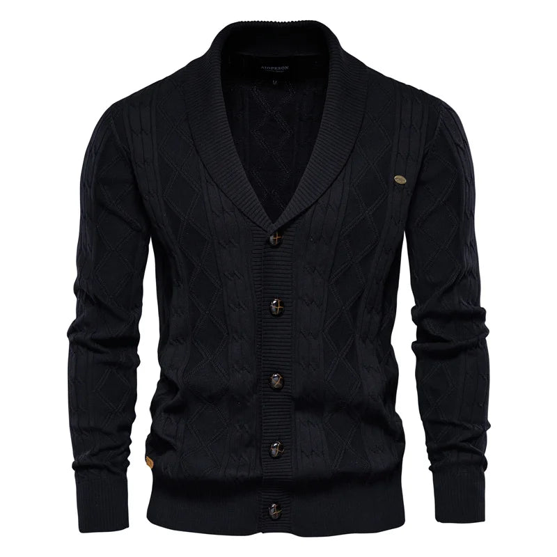Baumwoll-Strickjacke