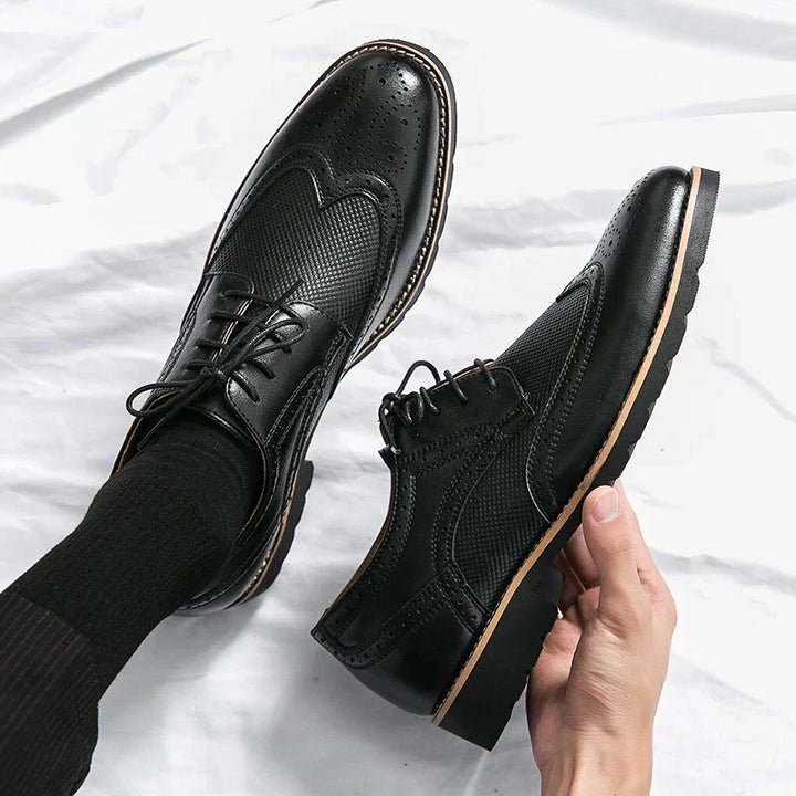VEDORE Handgefertigte klassische Lederschuhe
