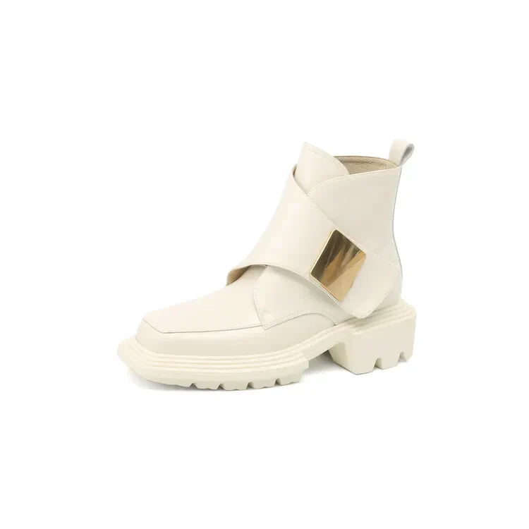 Ovelisse™| Leather Ankle Boots