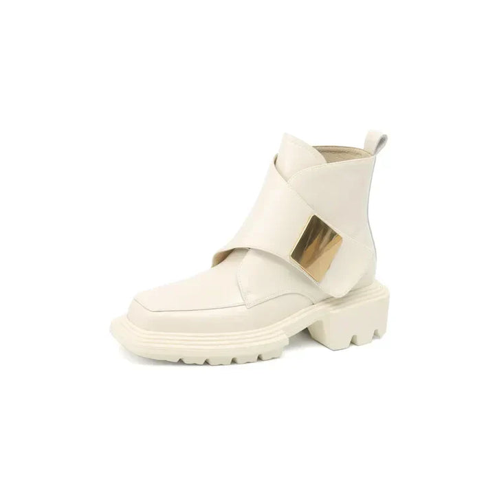 Ovelisse™| Leather Ankle Boots